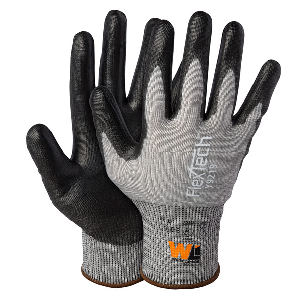 Y9219 Wells Lamont FlexTech™ PU Coated Extreme Cut Level A9 18-Gauge Seamless Knit Work Gloves